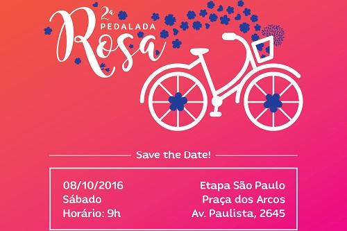 Evento acontece dia 8 de outubro e vai da Avenida Paulista até a Praça Oswaldo Cruz, pela ciclofaixa / Foto: Pedalada Rosa 2015